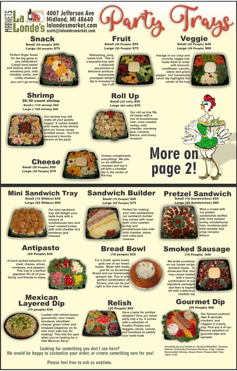trays